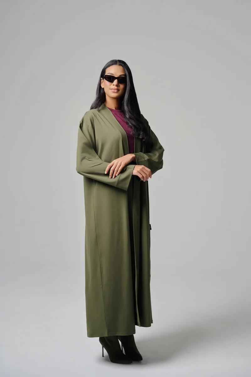 Mulu  MULU Classic Women's Abaya - Green for Women | Best Price UAE